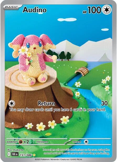 Image for Audino (151/086) (BLK) - Pokemon