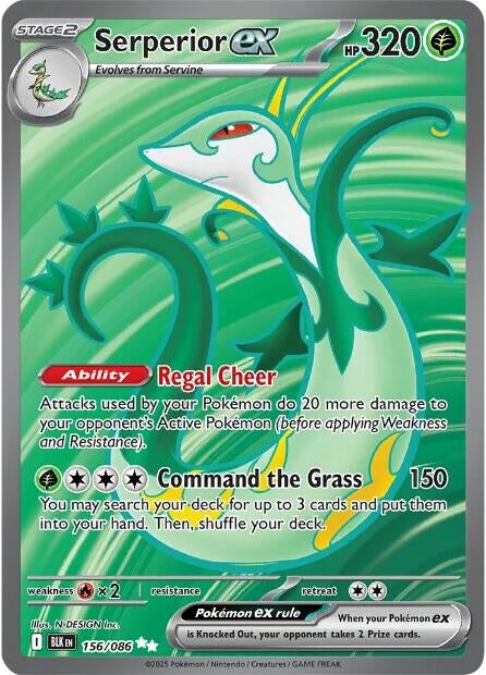 Image for Serperior ex (156/086) (BLK) - Pokemon
