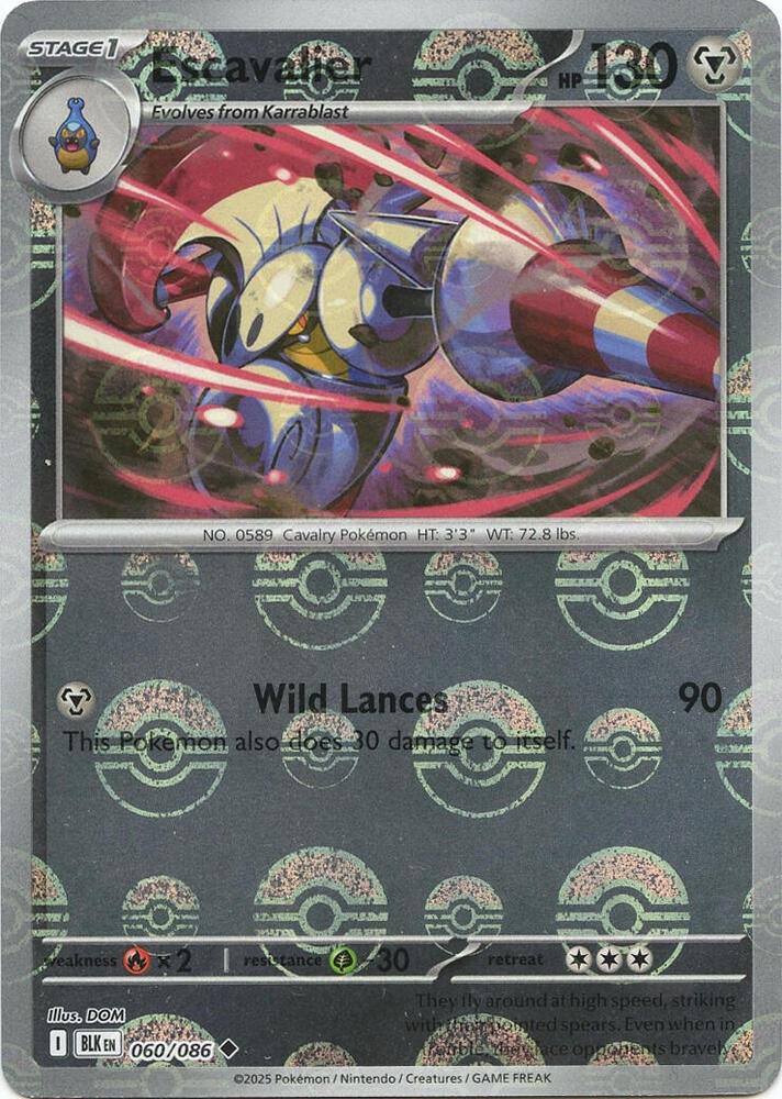 Escavalier (Poke Ball Pattern) (060/086) (BLK)