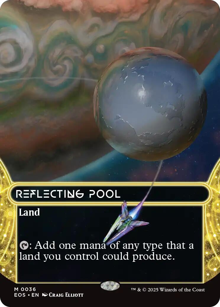 Image for Reflecting Pool (0036) (Borderless) (36) - Magic: The Gathering
