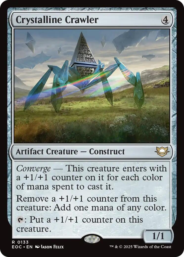 Image for Crystalline Crawler (133) (EOC) - Magic: The Gathering