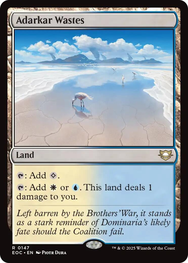 Image for Adarkar Wastes (147) - Magic: The Gathering