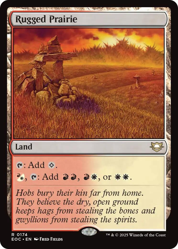 Image for Rugged Prairie (174) (EOC) - Magic: The Gathering