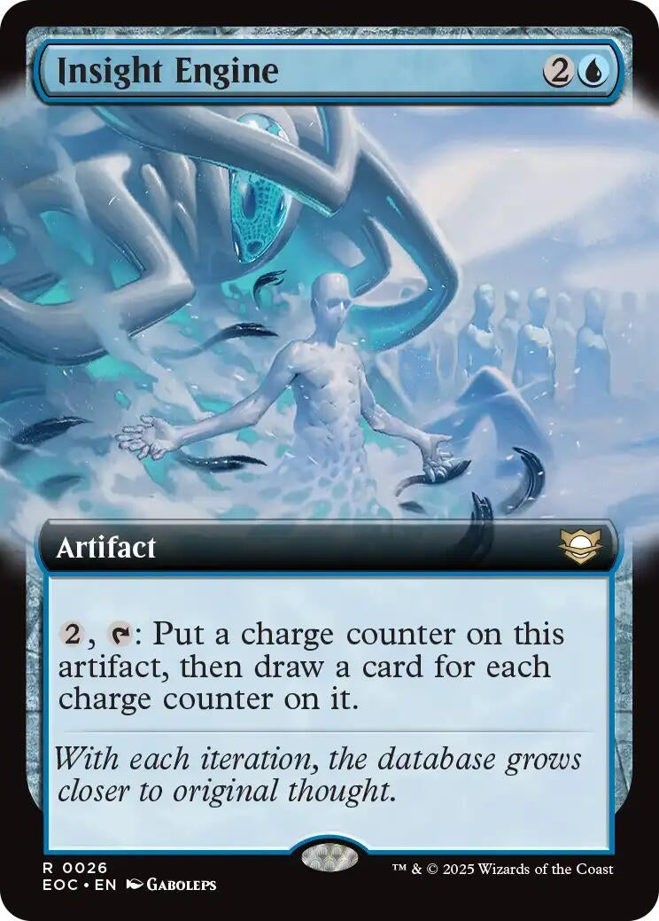 Image for Insight Engine (Extended Art) (26) - Magic: The Gathering