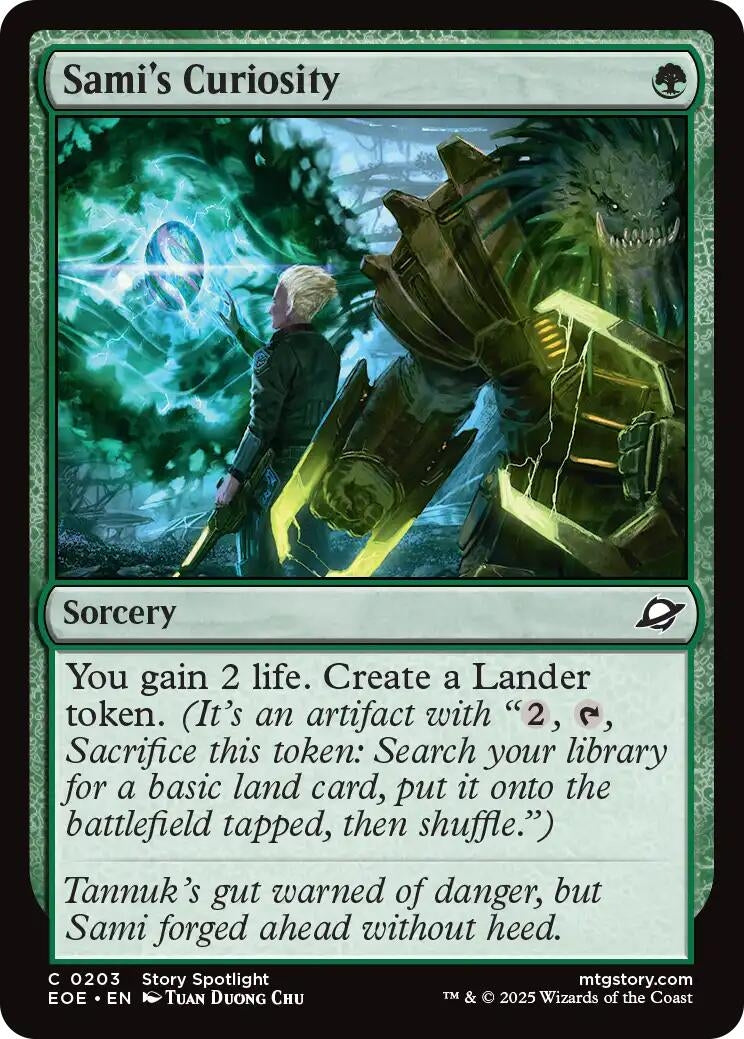 Image for Sami's Curiosity (203) - Magic: The Gathering