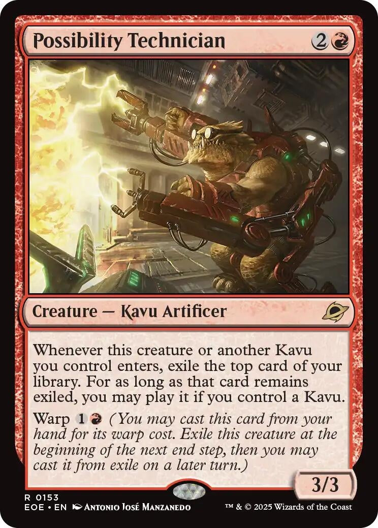 Image for Possibility Technician (153) - Magic: The Gathering