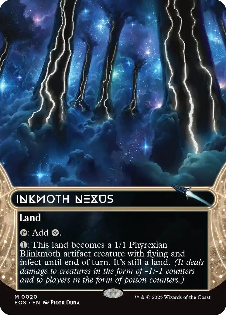 Image for Inkmoth Nexus (0020) (Borderless) (20) - Magic: The Gathering