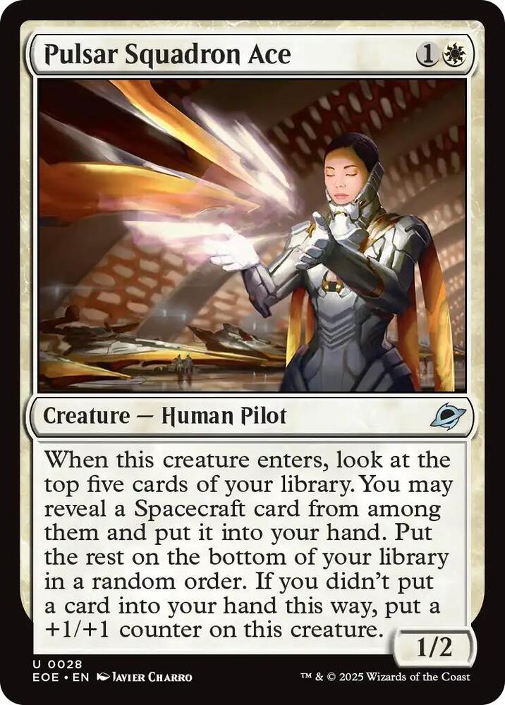 Image for Pulsar Squadron Ace (28) - Magic: The Gathering