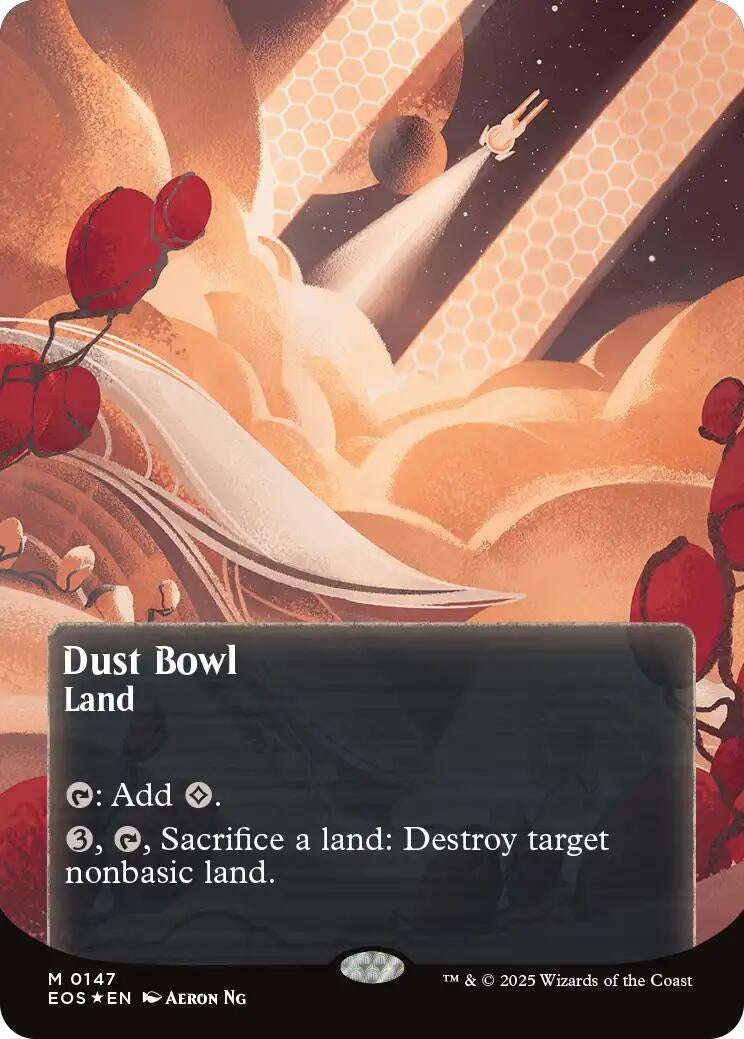 Image for Dust Bowl (0147) (Borderless) (Galaxy Foil) (147) - Magic: The Gathering