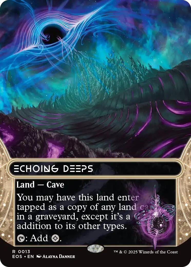 Image for Echoing Deeps (0013) (Borderless) (13) - Magic: The Gathering