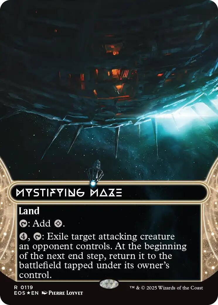 Image for Mystifying Maze (0119) (Borderless) (Galaxy Foil) (119) - Magic: The Gathering