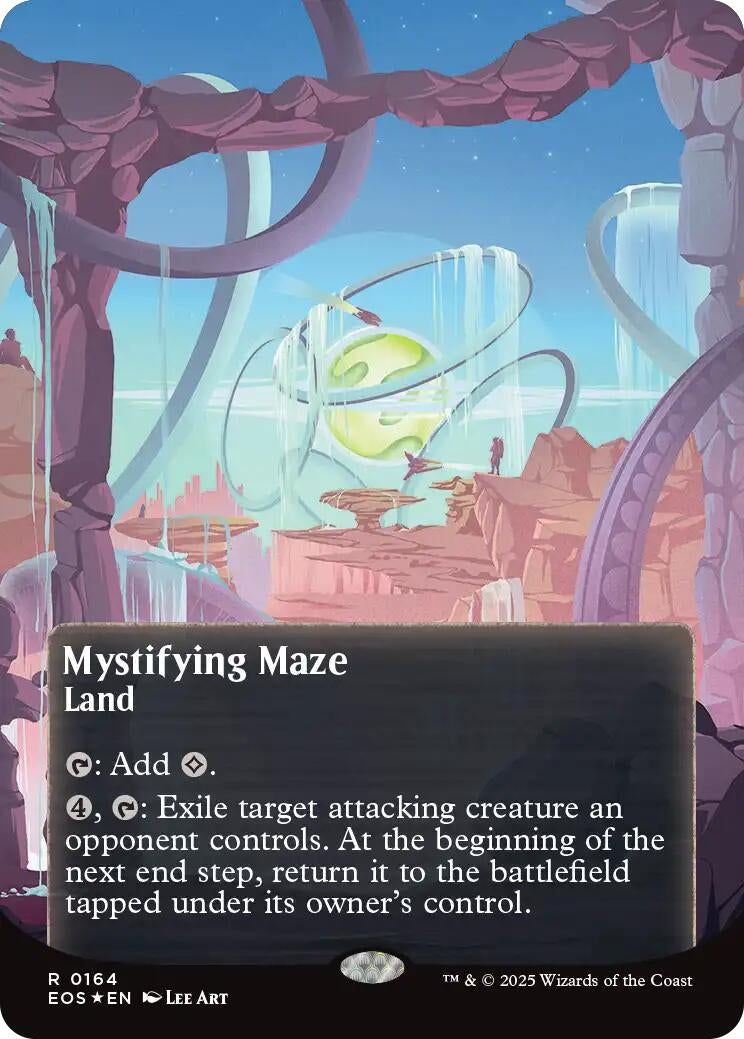 Image for Mystifying Maze (0164) (Borderless) (Galaxy Foil) (164) - Magic: The Gathering
