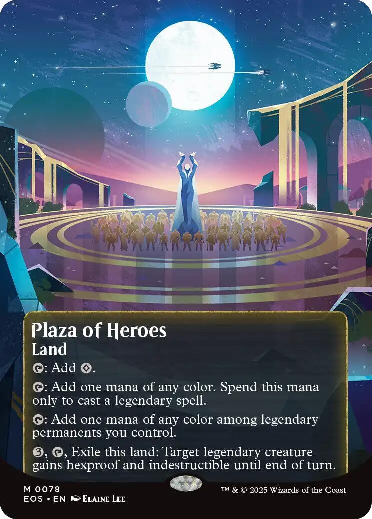 Image for Plaza of Heroes (0078) (Borderless) (78) - Magic: The Gathering