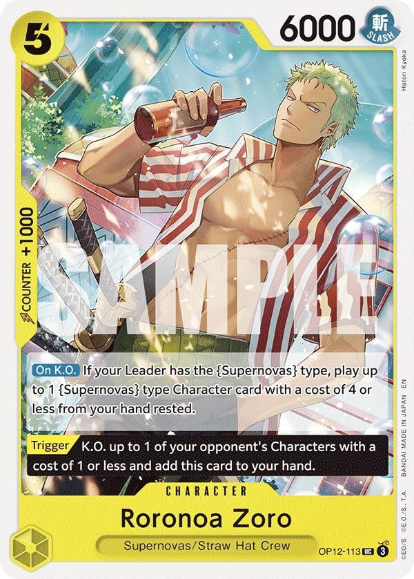 Roronoa Zoro (113) (OP12-113) (OP12)