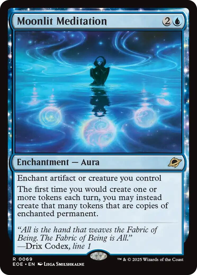 Image for Moonlit Meditation (69) - Magic: The Gathering