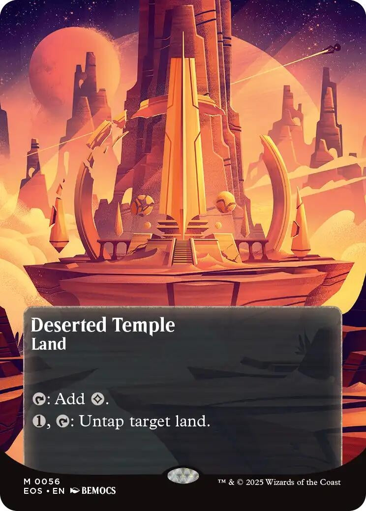 Image for Deserted Temple (0056) (Borderless) (56) - Magic: The Gathering