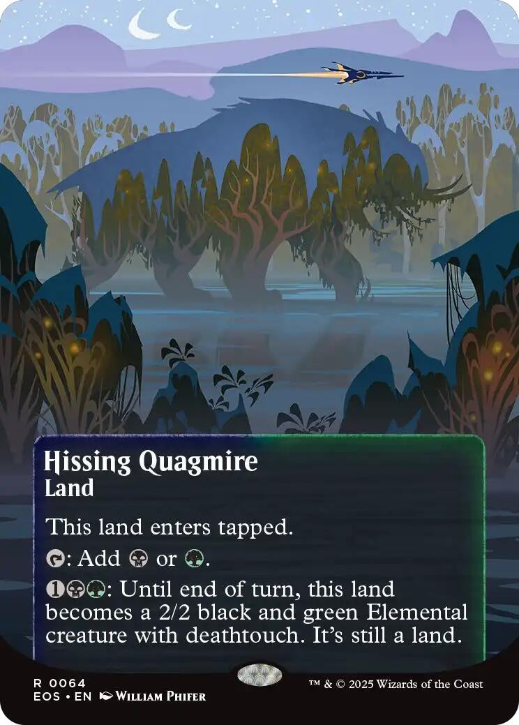 Image for Hissing Quagmire (0064) (Borderless) (64) - Magic: The Gathering