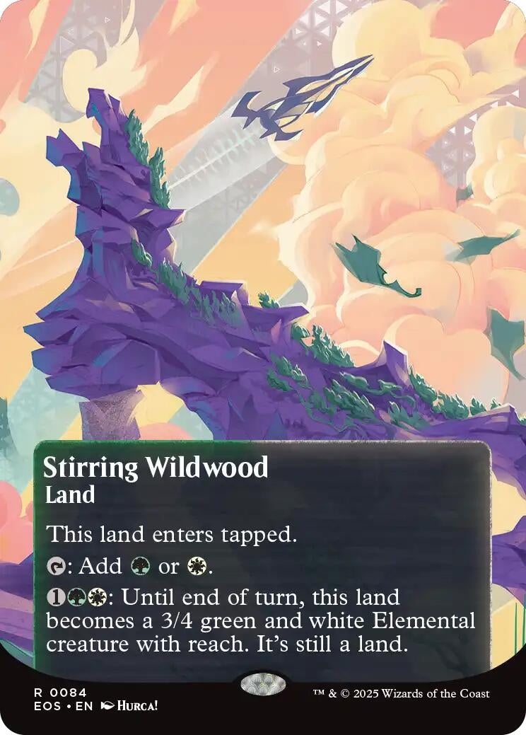 Image for Stirring Wildwood (0084) (Borderless) (84) - Magic: The Gathering