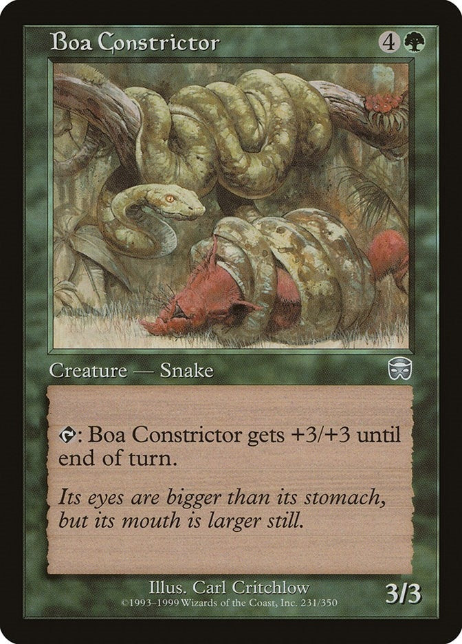 Image for Boa Constrictor (231) - Magic: The Gathering