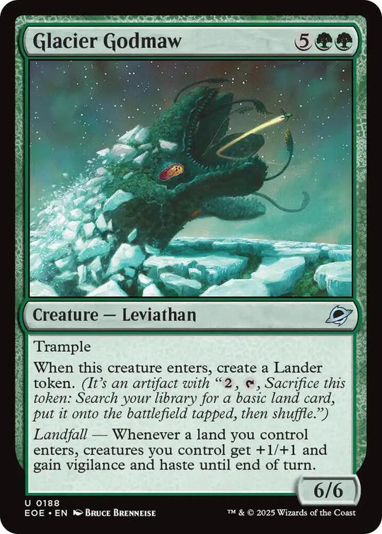 Image for Glacier Godmaw (188) - Magic: The Gathering