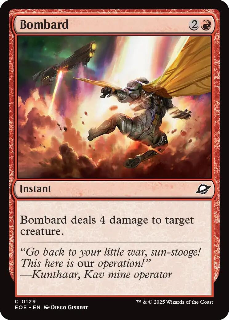 Image for Bombard (129) - Magic: The Gathering