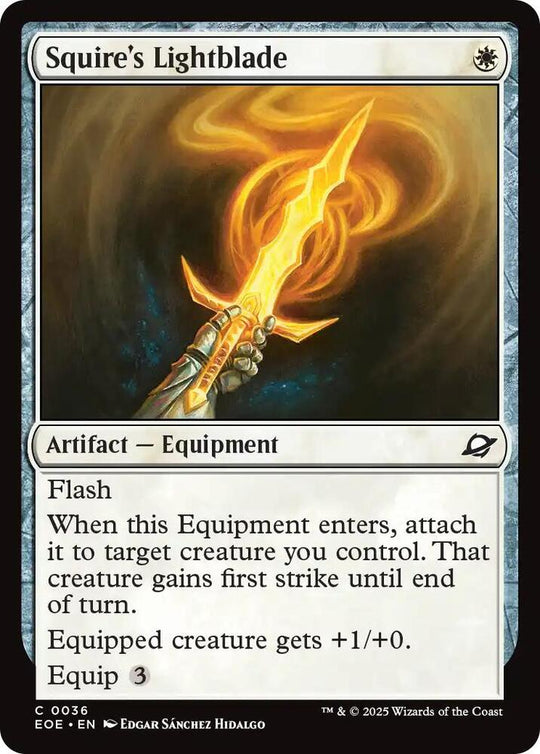 Image for Squire's Lightblade (36) - Magic: The Gathering