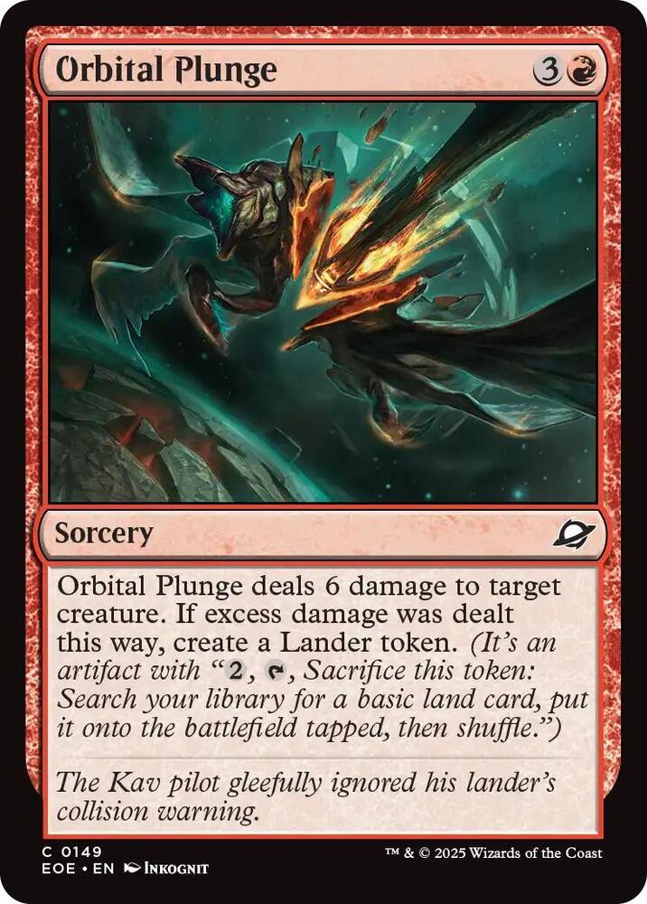 Image for Orbital Plunge (149) - Magic: The Gathering