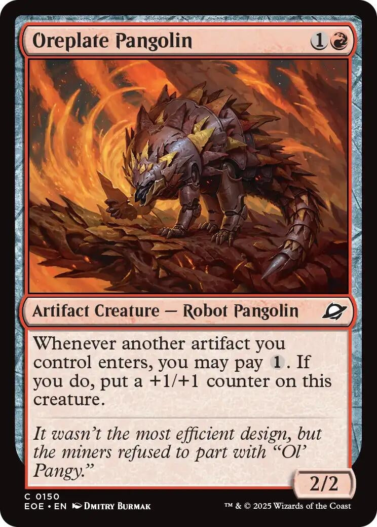 Image for Oreplate Pangolin (150) - Magic: The Gathering