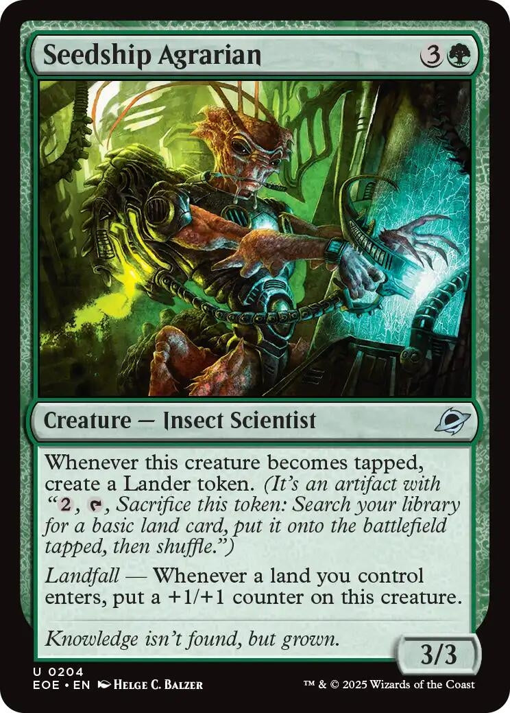 Image for Seedship Agrarian (204) - Magic: The Gathering