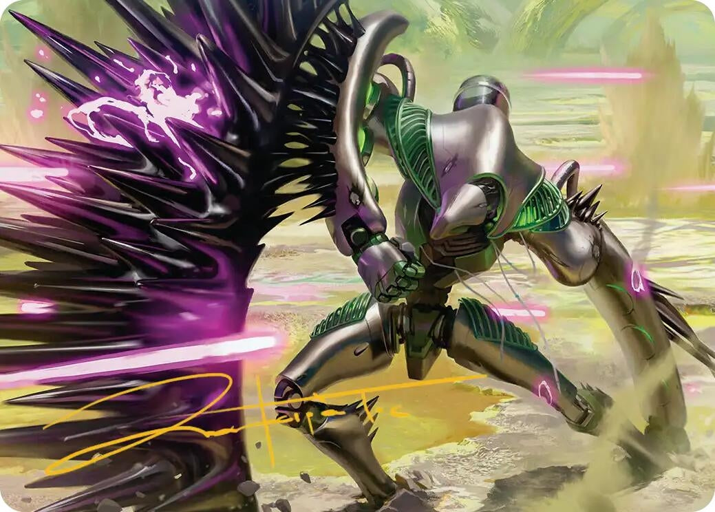 Image for Tapestry Warden Art Card (Gold-Stamped Signature) (23) - Magic: The Gathering