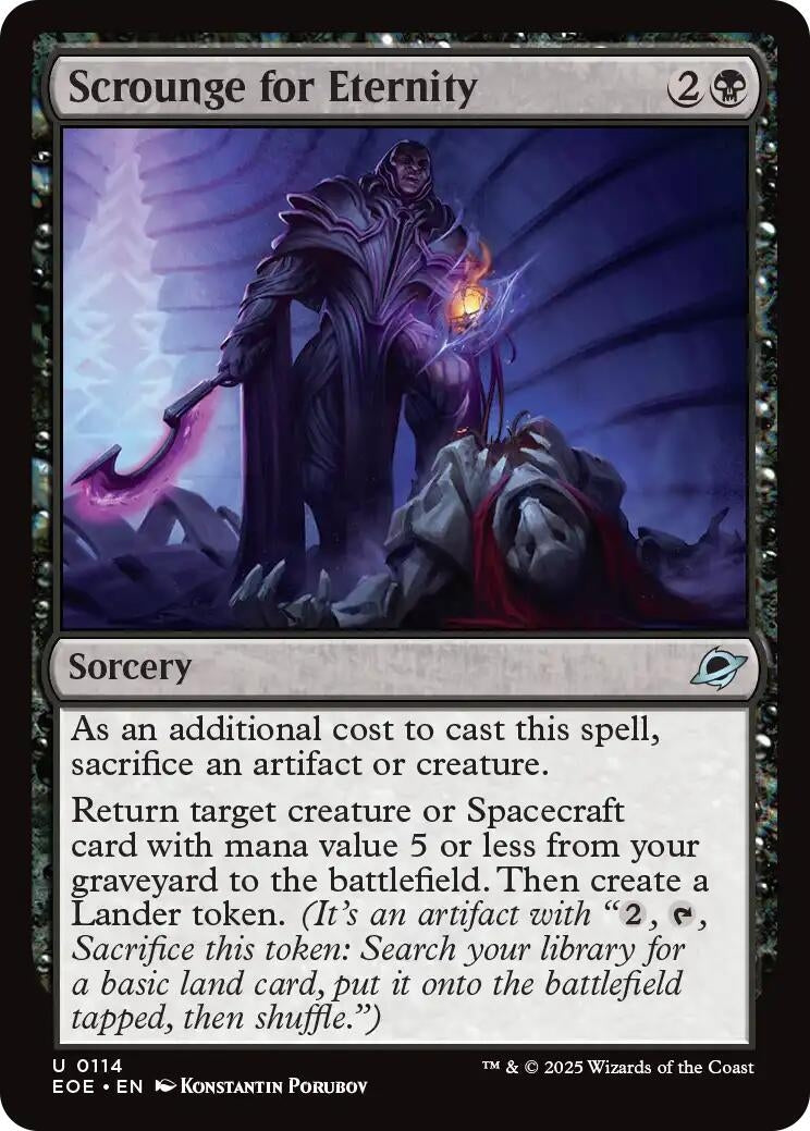 Image for Scrounge for Eternity (114) - Magic: The Gathering
