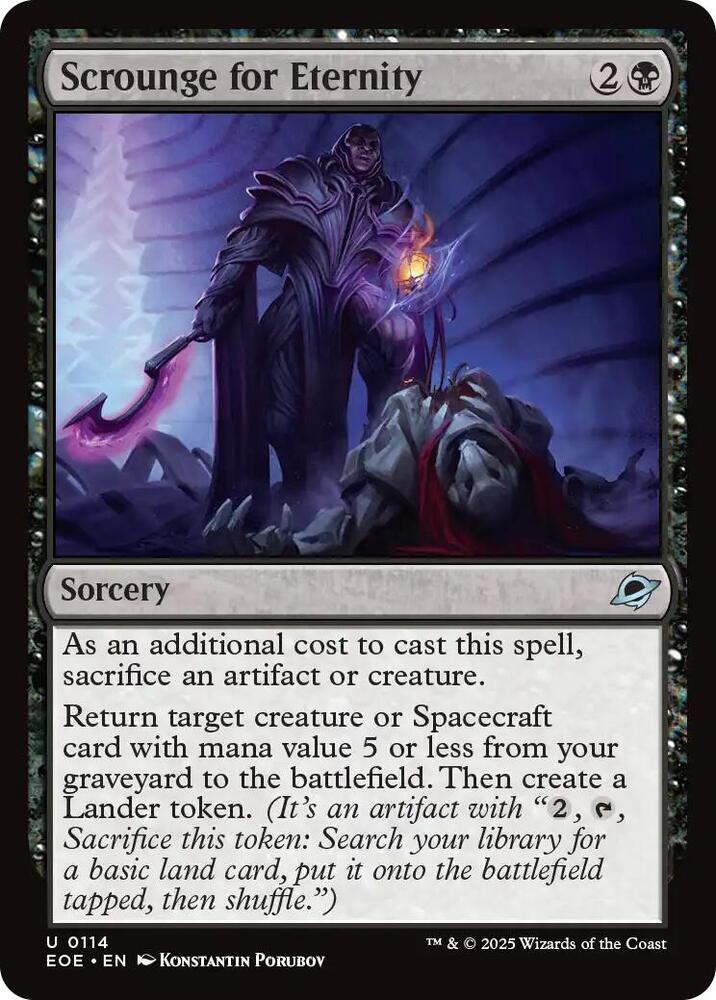 Image for Scrounge for Eternity (114) - Magic: The Gathering