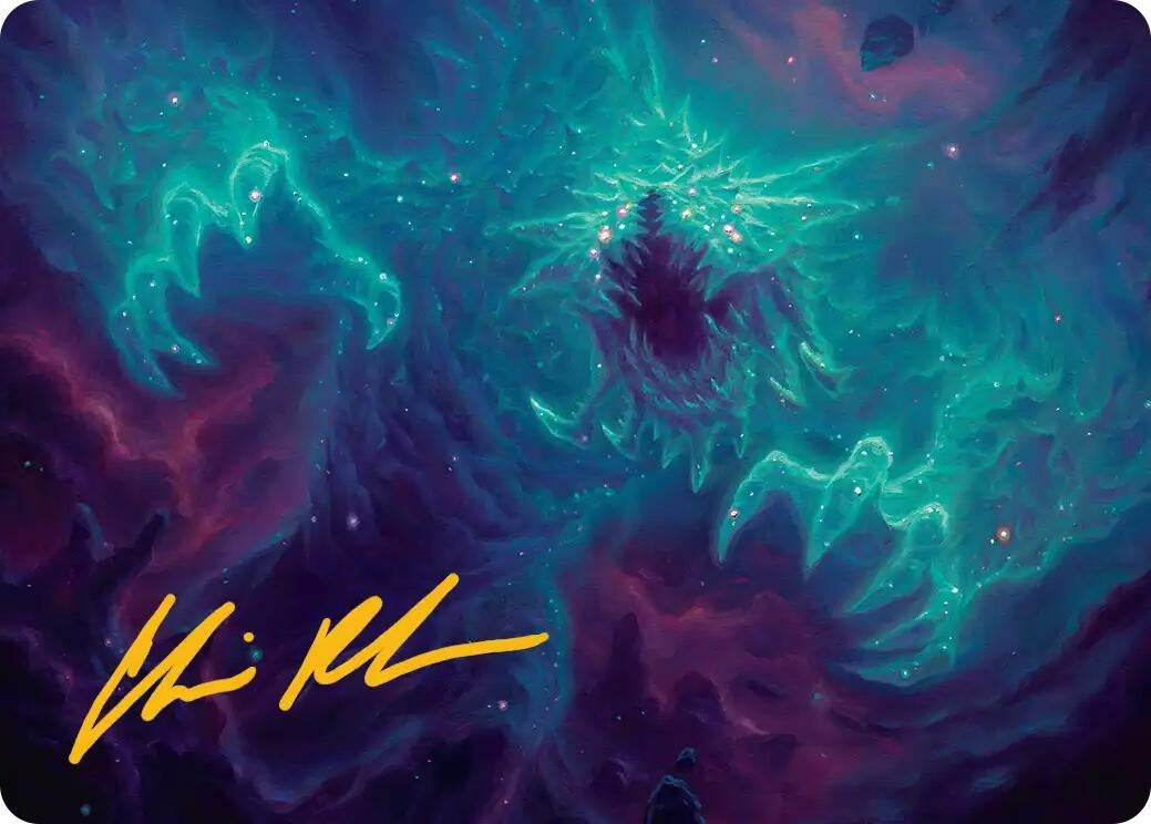 Image for Cosmogoyf Art Card (Gold-Stamped Signature) (24) - Magic: The Gathering