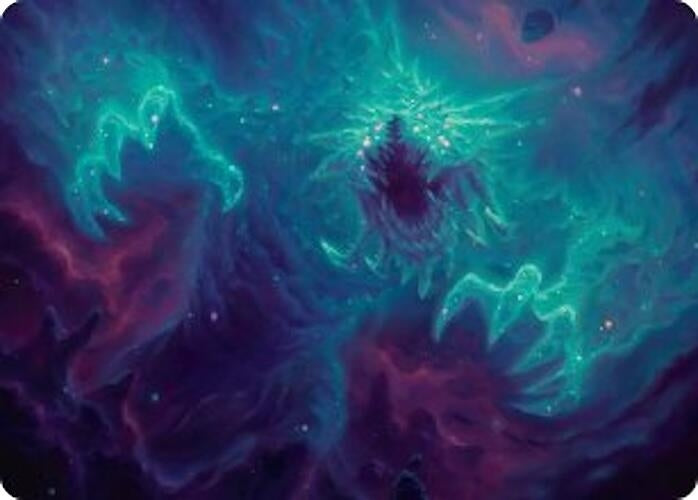 Image for Cosmogoyf Art Card (24) (ASEOE) - Magic: The Gathering
