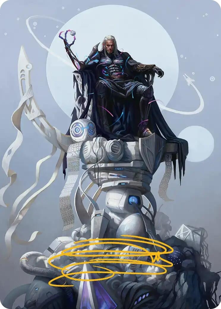 Image for Tezzeret, Cruel Captain Art Card (35/54) (Gold-Stamped Signature) (35) (ASEOE) - Magic: The Gathering