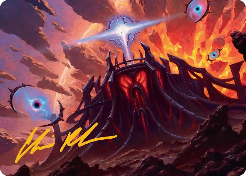 Image for Secluded Starforge Art Card (Gold-Stamped Signature) (32) (ASEOE) - Magic: The Gathering
