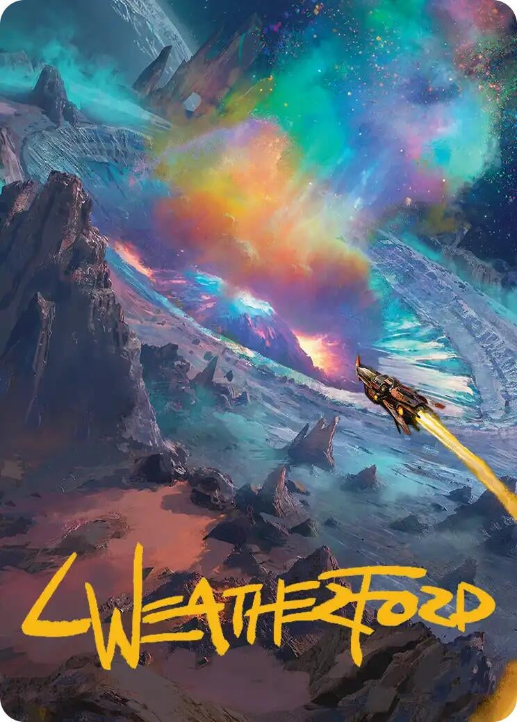 Image for Meteor Crater Art Card (Gold-Stamped Signature) (45) (ASEOE) - Magic: The Gathering