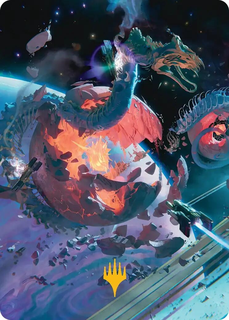 Image for Scavenger Grounds Art Card (47/54) (Gold-Stamped Planeswalker Symbol) (47) (ASEOE) - Magic: The Gathering