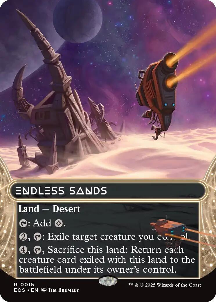 Image for Endless Sands (0015) (Borderless) (15) - Magic: The Gathering