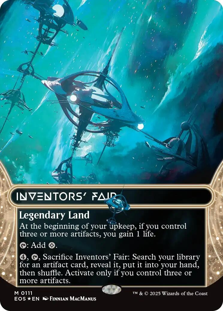 Image for Inventors' Fair (0111) (Borderless) (Galaxy Foil) (111) - Magic: The Gathering