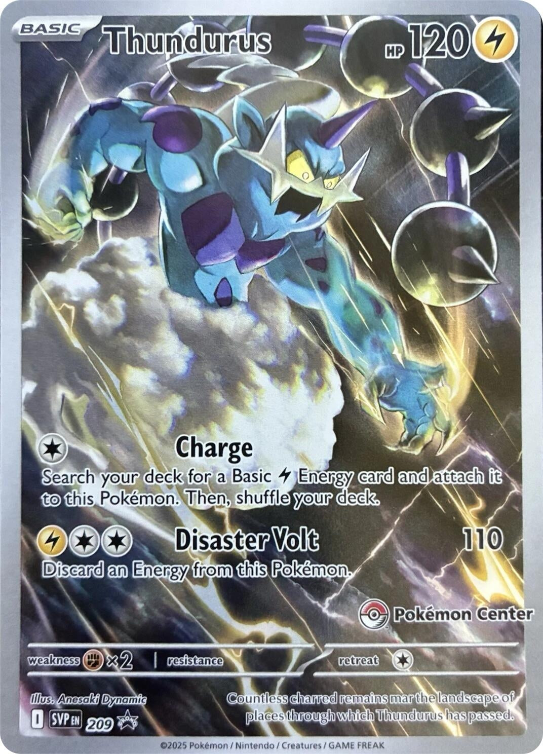 Image for Thundurus - 209 (Pokemon Center Exclusive) (209) (SVP) - Pokemon