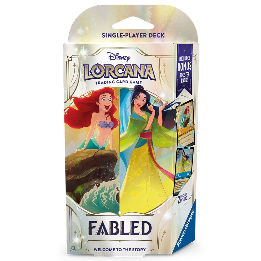 Image for Disney Lorcana: Fabled Starter Deck (Amber & Sapphire) - Disney Lorcana