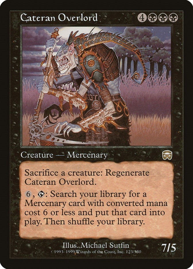 Image for Cateran Overlord (123) - Magic: The Gathering