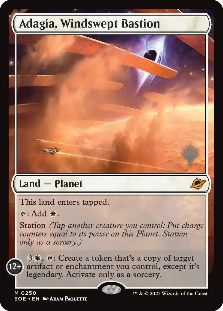 Image for Adagia, Windswept Bastion (250) (PPEOE) - Magic: The Gathering