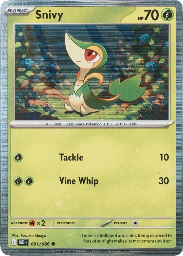 Image for Snivy - 001/086 (Unova Poster Collection) (001/086) (MCAP) - Pokemon