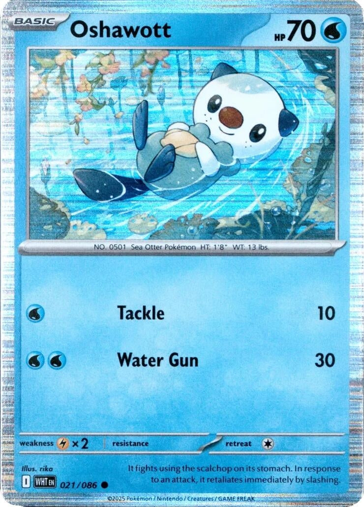Image for Oshawott - 021/086 (Unova Poster Collection) (021/086) (MCAP) - Pokemon