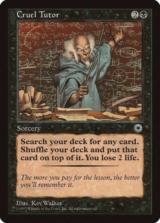 Image for Cruel Tutor - Magic: The Gathering