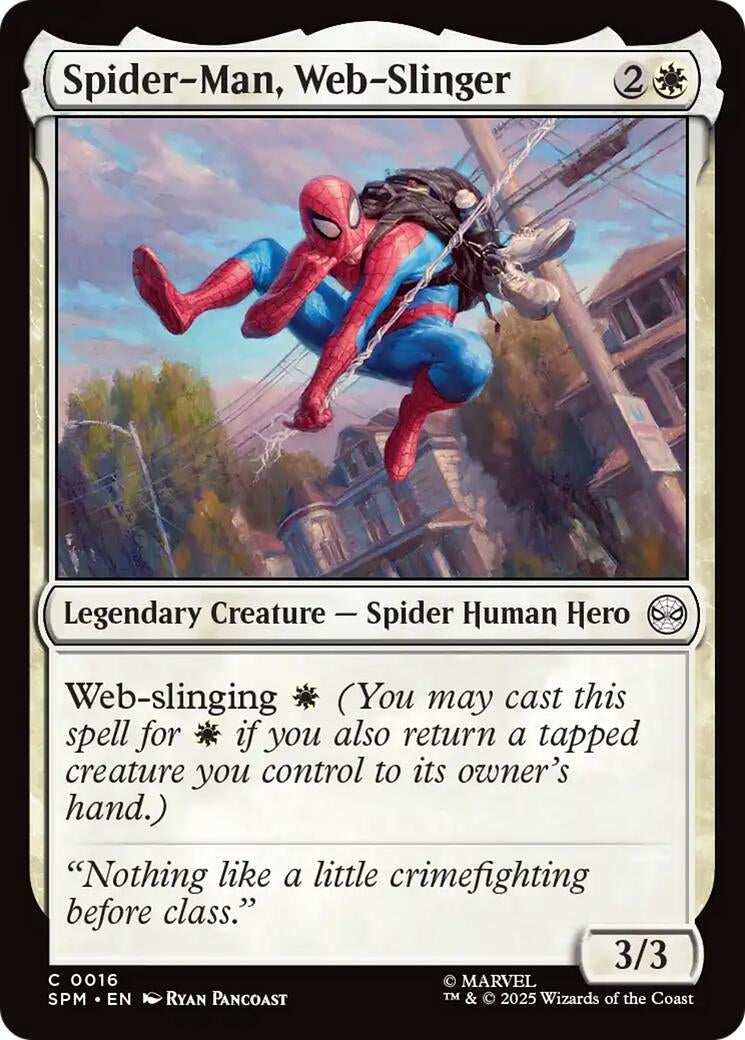 Image for Spider-Man, Web-Slinger (16) - Magic: The Gathering
