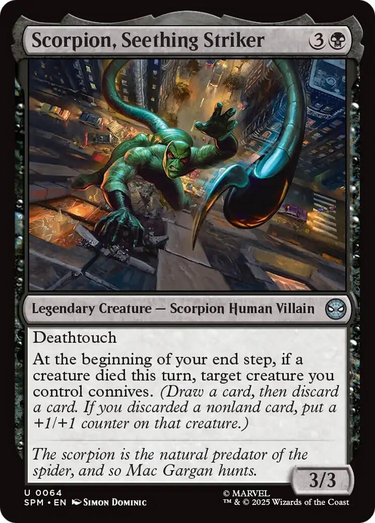 Image for Scorpion, Seething Striker (64) - Magic: The Gathering