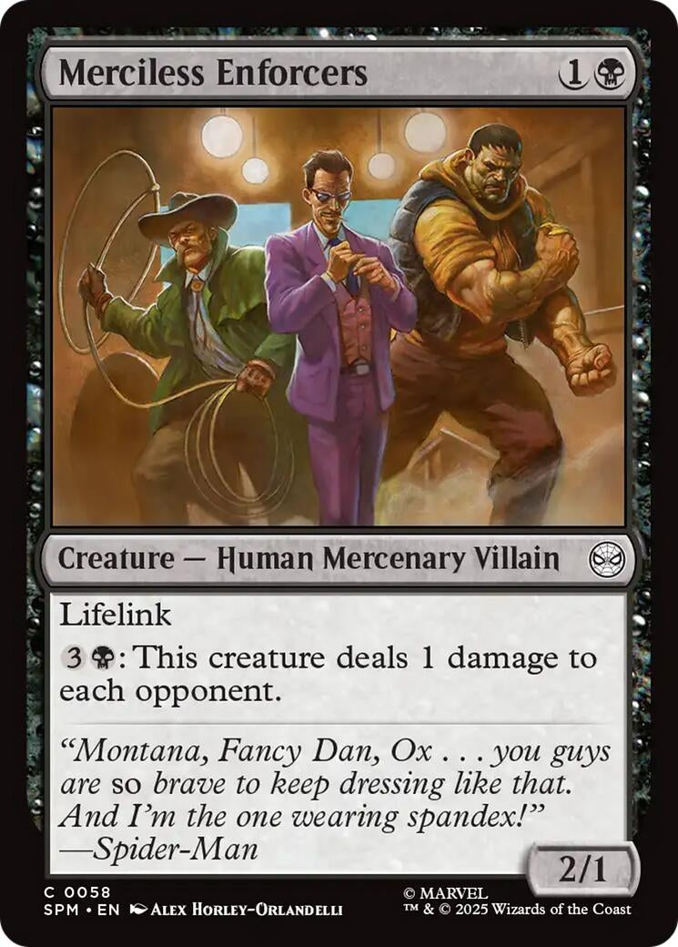 Image for Merciless Enforcers (58) - Magic: The Gathering